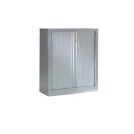 Armoire Série PLUS structure et rideaux gris h100 l80