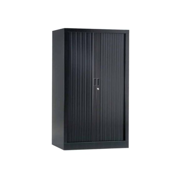 Armoire de bureau Série A anthracite h136 l80