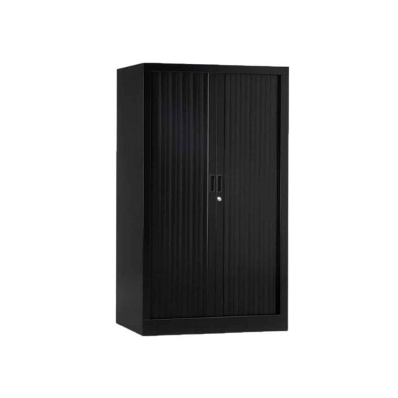 Armoire de bureau Série A noir h136 l80