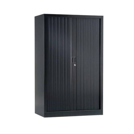 Armoire de bureau Série A anthracite h160 l100