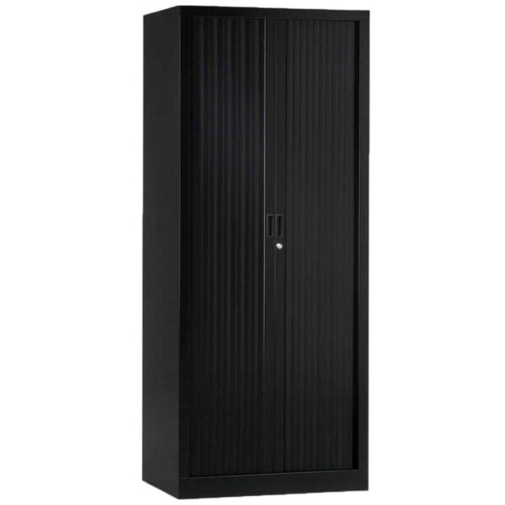 Armoire de bureau Série A noir h198 l80