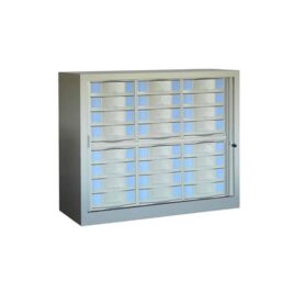 Armoire basse 24 tiroirs de 10 cm
