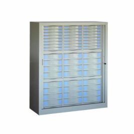Armoire mi-haute 24 tiroirs de 5mm et 24 tiroirs de 10mm