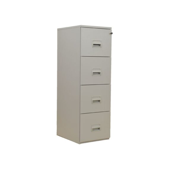 Classeur 4 tiroirs pour dossiers suspendus Coloris Gris