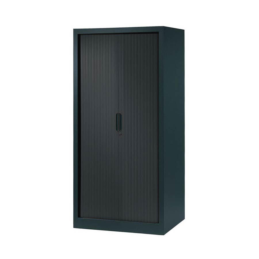 armoire a rideaux 160x80 anthracite