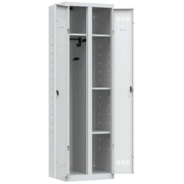 vestiaire-multiservices-penderie-rangement-gris-clair