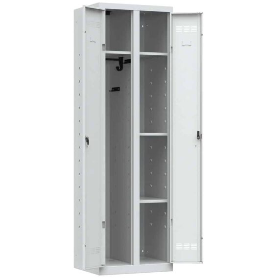vestiaire-multiservices-penderie-rangement-gris-clair