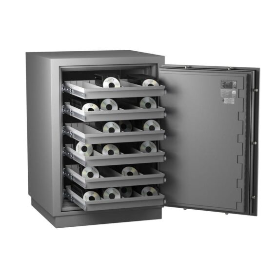 Armoire forte ignifuge magnetique MEDIA DUO 2240 2h Classe 2