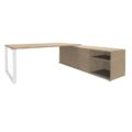 Bureau Urbano Manager forme sur console à cases droite